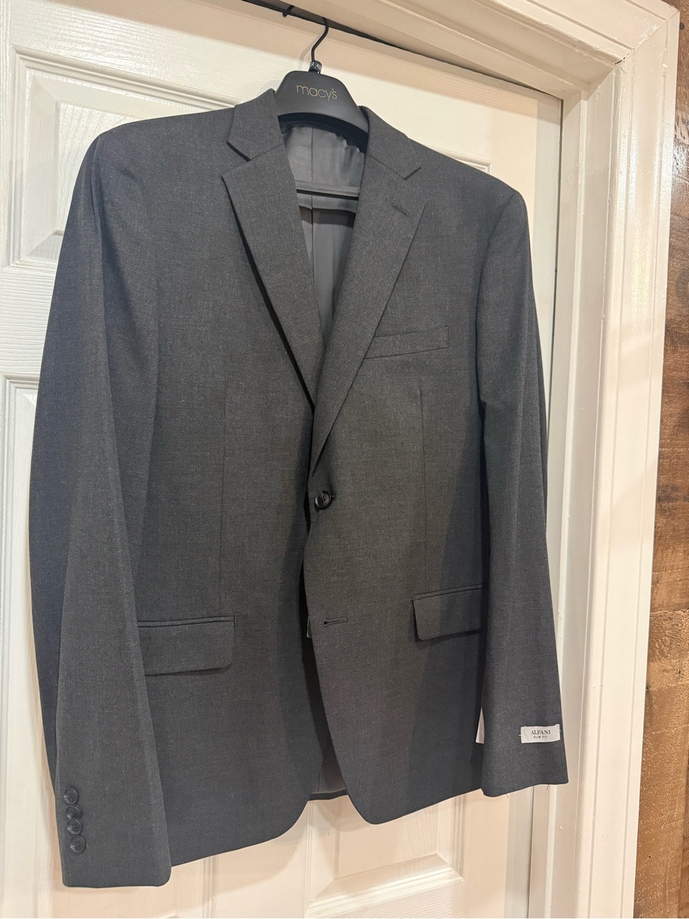 Alfani Charcoal GrayMen's Blazer